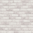 BB51110 Weathered Walls Motif Bricks and More Cream and White Wallpaper By Galerie
