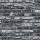 Brickshire Residents Motif Bricks and More Grey and Black Wallpaper By Galerie