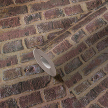 BB51114 Brickshire Residents Motif Bricks and More Beige, Brown and Red Wallpaper By Galerie