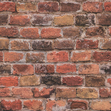 BB51115 Brickshire Residents Motif Bricks and More Brown, Orange and Red Wallpaper By Galerie