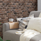 BB51116 Brickshire Residents Motif Bricks and More Brown and Grey Wallpaper By Galerie