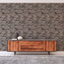 BB51117 Brickshire Residents Motif Bricks and More Brown and Grey Wallpaper By Galerie