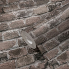 BB51117 Brickshire Residents Motif Bricks and More Brown and Grey Wallpaper By Galerie