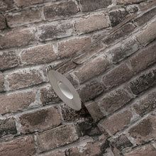 BB51117 Brickshire Residents Motif Bricks and More Brown and Grey Wallpaper By Galerie