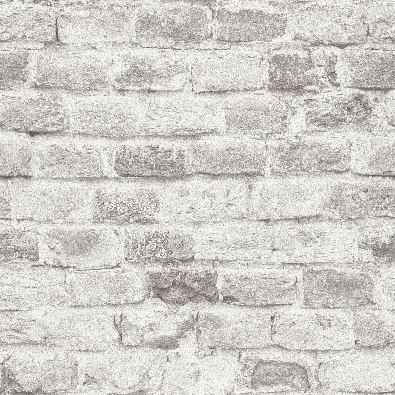 BB51118 Brickshire Residents Motif Bricks and More Grey and White Wallpaper By Galerie