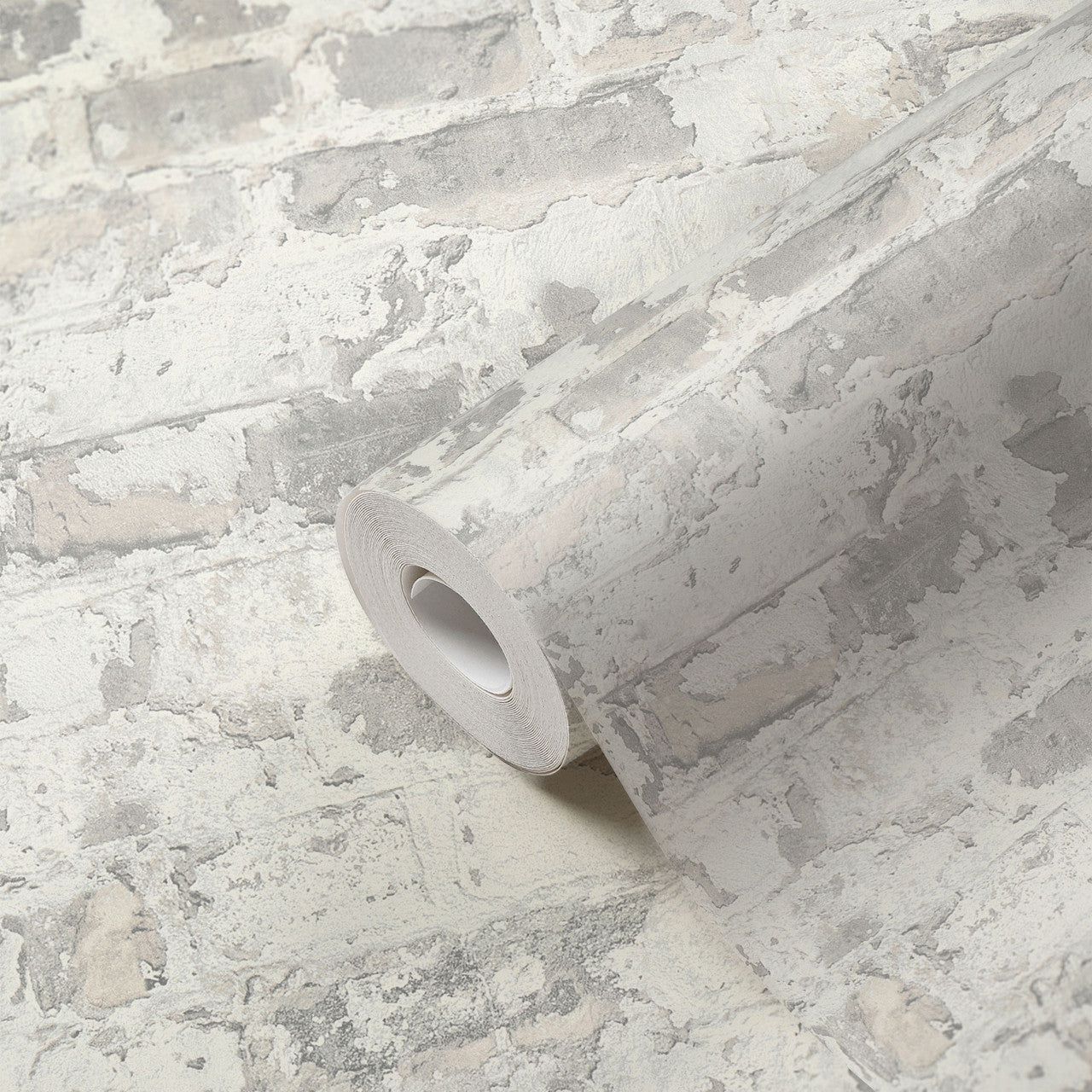 BB51119 Industrial Chic Motif Bricks and More Grey and White Wallpaper By Galerie