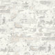 Industrial Chic Motif Bricks and More Grey and White Wallpaper By Galerie