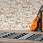 BB51121 Industrial Chic Motif Bricks and More Grey, Orange and White Wallpaper By Galerie