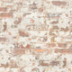 Industrial Chic Motif Bricks and More Grey, Orange and White Wallpaper By Galerie
