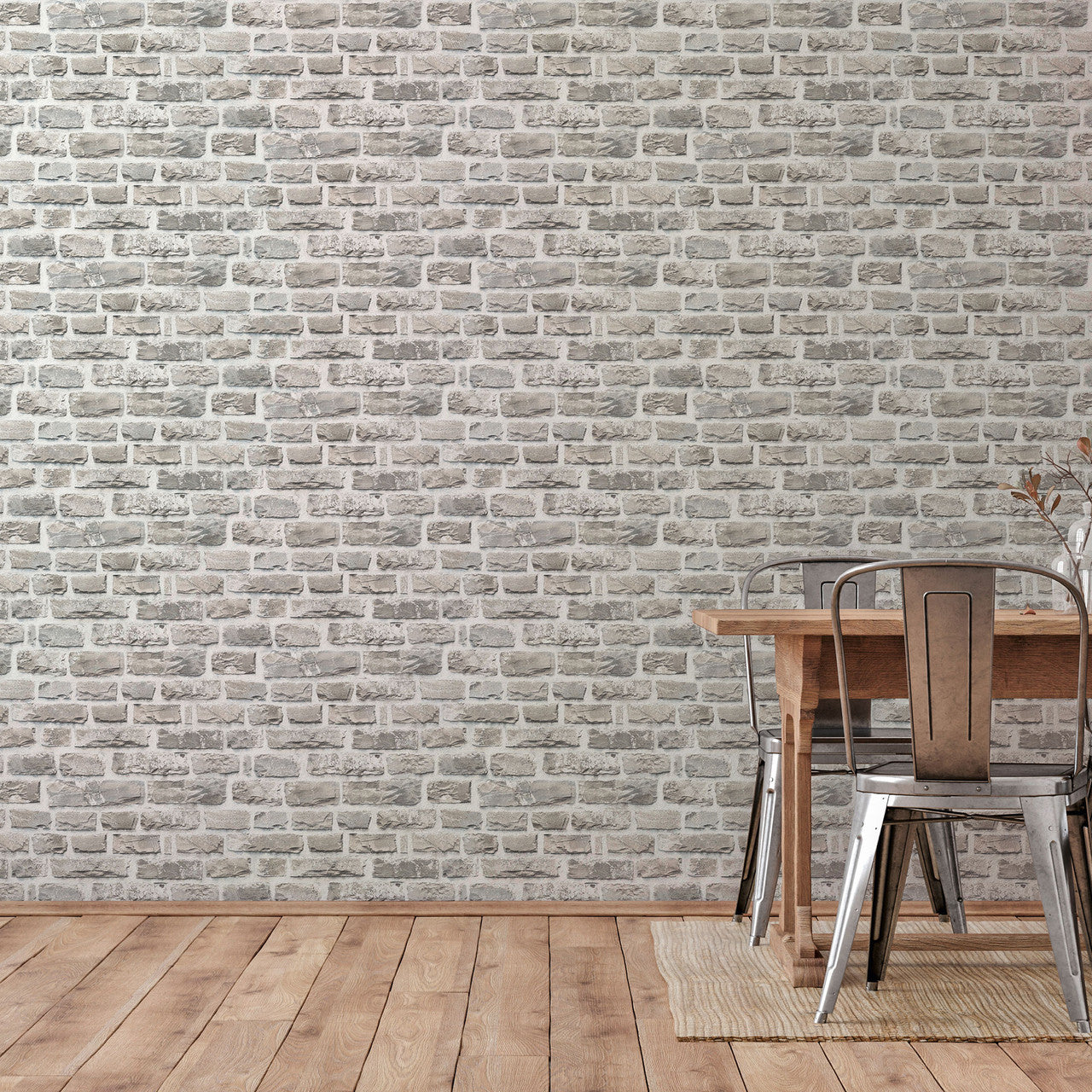 BB51122 Stone Symphony Motif Bricks and More Beige, Multi-Colour and Grey Wallpaper By Galerie