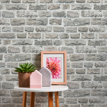 BB51122 Stone Symphony Motif Bricks and More Beige, Multi-Colour and Grey Wallpaper By Galerie