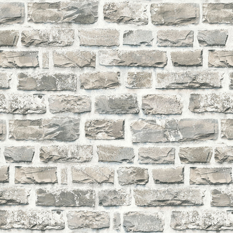 BB51122 Stone Symphony Motif Bricks and More Beige, Multi-Colour and Grey Wallpaper By Galerie