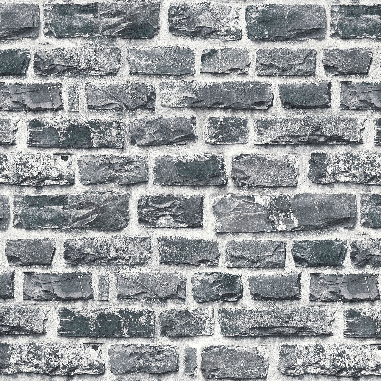 BB51123 Stone Symphony Motif Bricks and More Multi-Colour, Grey and Black Wallpaper By Galerie