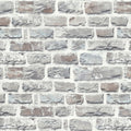 Stone Symphony Motif Bricks and More Multi-Colour and Grey Wallpaper By Galerie
