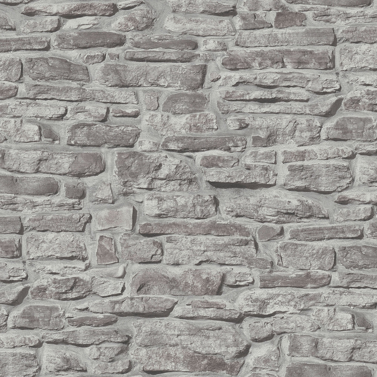 BB51125 Stone Symphony Motif Bricks and More Grey Wallpaper By Galerie