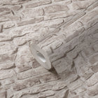 BB51126 Stone Symphony Motif Bricks and More Beige Wallpaper By Galerie