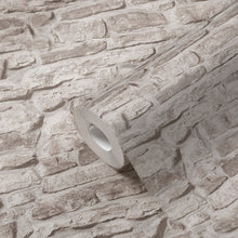 BB51126 Stone Symphony Motif Bricks and More Beige Wallpaper By Galerie