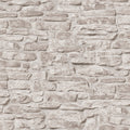 Stone Symphony Motif Bricks and More Beige Wallpaper By Galerie