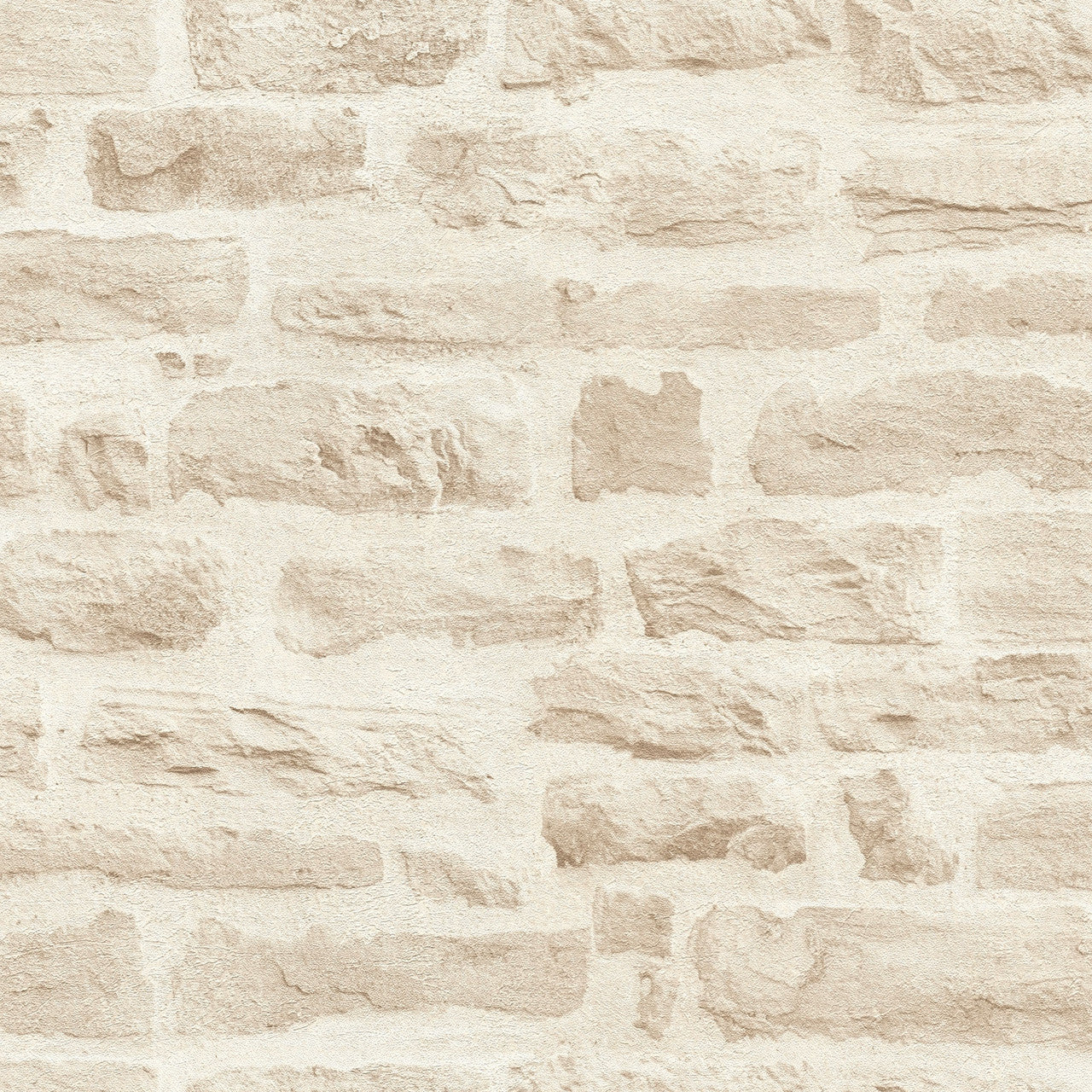 BB51129 Rocky Retreat Motif Bricks and More Beige and Cream Wallpaper By Galerie