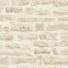 BB51129 Rocky Retreat Motif Bricks and More Beige and Cream Wallpaper By Galerie