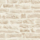 Rocky Retreat Motif Bricks and More Beige and Cream Wallpaper By Galerie