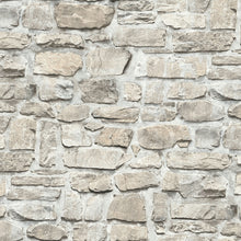 BB51130 Stone Symphony Motif Bricks and More Beige and Grey Wallpaper By Galerie