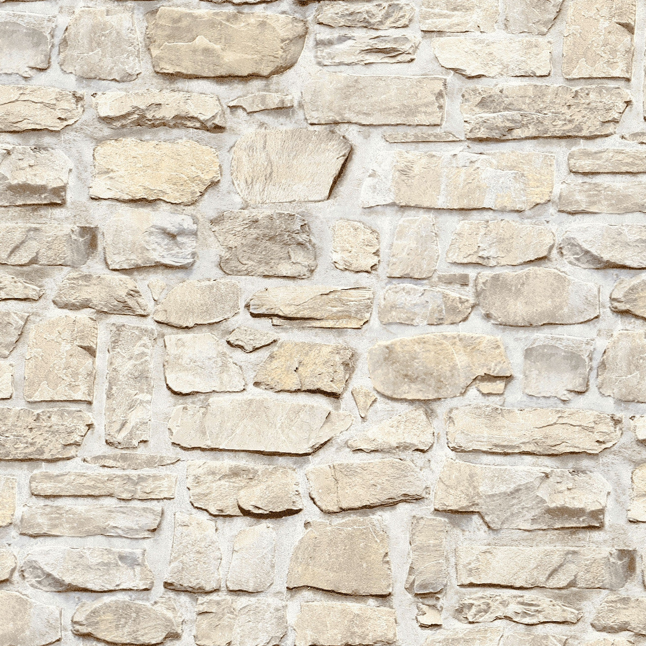 BB51131 Stone Symphony Motif Bricks and More Beige and Yellow Wallpaper By Galerie