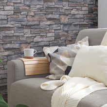 BB51132 Sandstone Splendour Motif Bricks and More Beige, Cream and Grey Wallpaper By Galerie