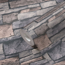 BB51132 Sandstone Splendour Motif Bricks and More Beige, Cream and Grey Wallpaper By Galerie