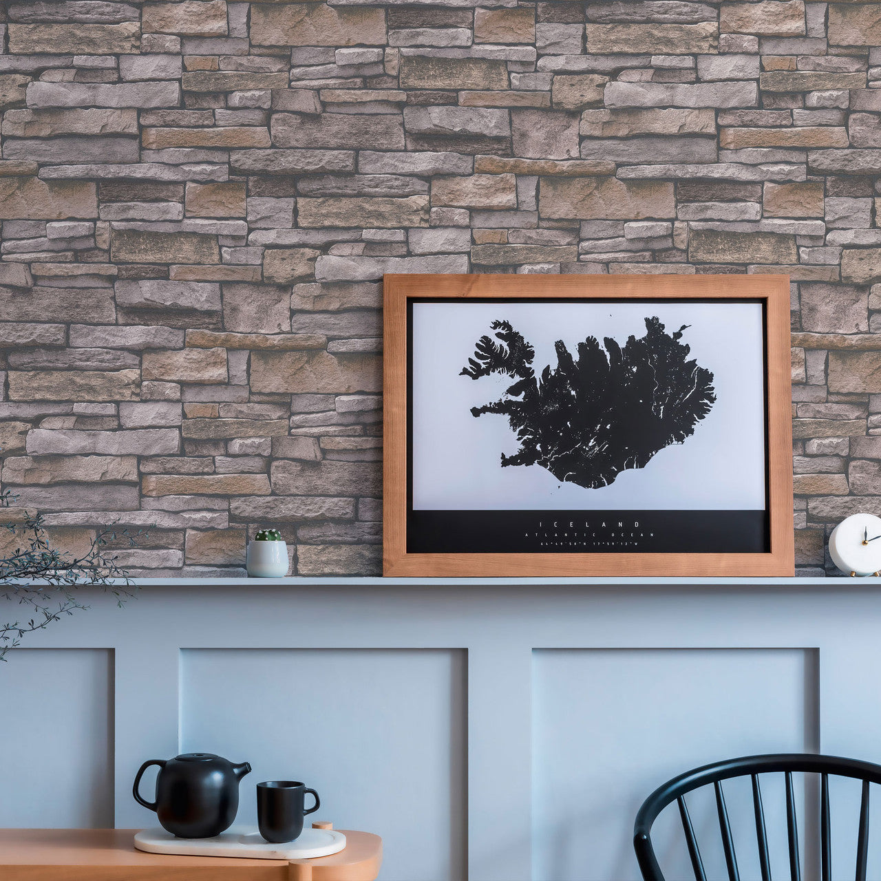 BB51135 Sandstone Splendour Motif Bricks and More Beige and Brown Wallpaper By Galerie