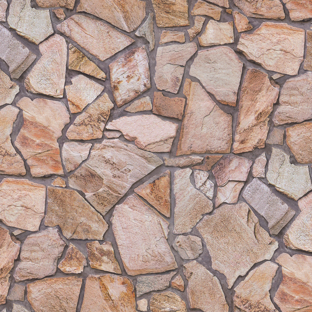 BB51136 Claystone Cottage Motif Bricks and More Beige, Brown and Grey Wallpaper By Galerie