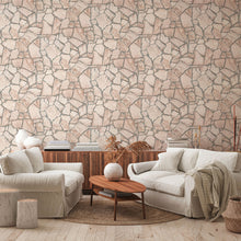 BB51137 Claystone Cottage Motif Bricks and More Beige, Brown and Grey Wallpaper By Galerie