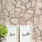 BB51137 Claystone Cottage Motif Bricks and More Beige, Brown and Grey Wallpaper By Galerie