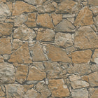 BB51138 Claystone Cottage Motif Bricks and More Beige, Brown and Black Wallpaper By Galerie
