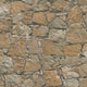 Claystone Cottage Motif Bricks and More Beige, Brown and Black Wallpaper By Galerie