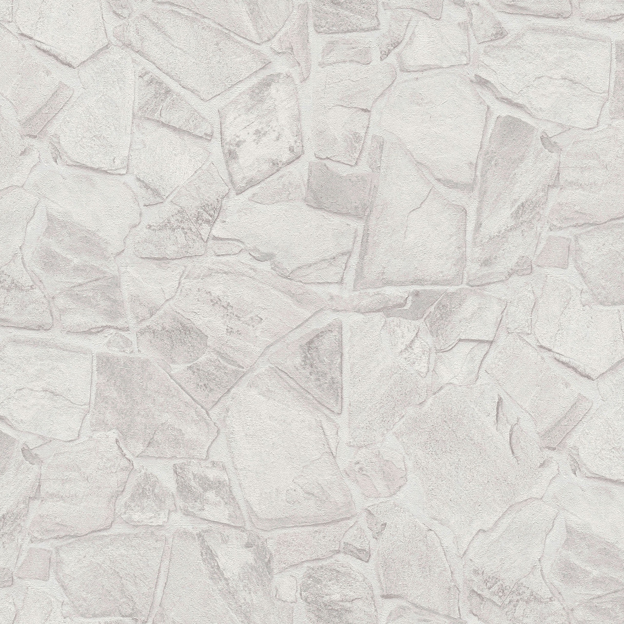 BB51139 Petrified Paradise Motif Bricks and More Grey and White Wallpaper By Galerie