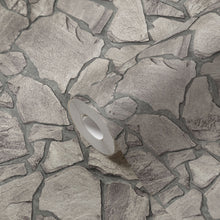 BB51140 Petrified Paradise Motif Bricks and More Grey Wallpaper By Galerie