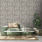 BB51140 Petrified Paradise Motif Bricks and More Grey Wallpaper By Galerie