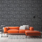 BB51141 Petrified Paradise Motif Bricks and More Grey and Black Wallpaper By Galerie
