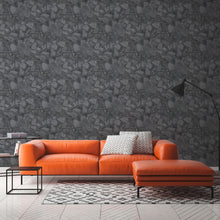 BB51141 Petrified Paradise Motif Bricks and More Grey and Black Wallpaper By Galerie
