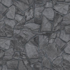 BB51141 Petrified Paradise Motif Bricks and More Grey and Black Wallpaper By Galerie
