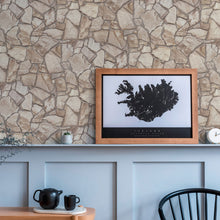 BB51142 Claystone Cottage Motif Bricks and More Beige, Cream and Grey Wallpaper By Galerie