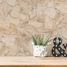 BB51144 Claystone Cottage Motif Bricks and More Beige and Cream Wallpaper By Galerie