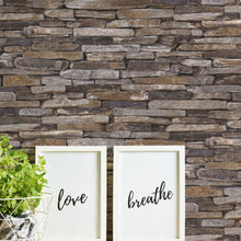 BB51145 Rocky Retreat Motif Bricks and More Beige, Brown and Yellow Wallpaper By Galerie