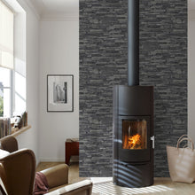 BB51146 Rocky Retreat Motif Bricks and More Grey and Black Wallpaper By Galerie
