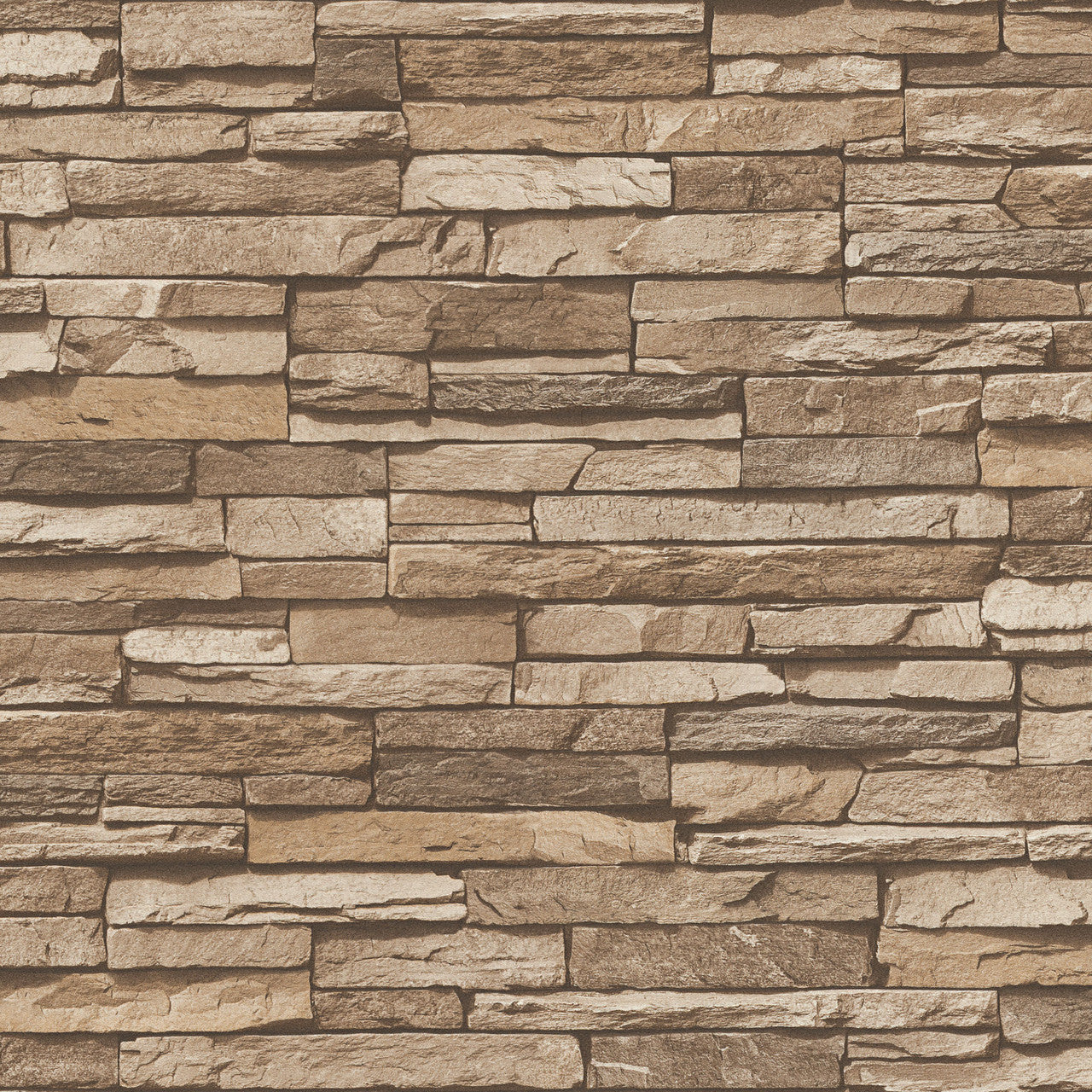 BB51147 Graceful Granite Motif Bricks and More Beige and Brown Wallpaper By Galerie