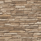 BB51147 Graceful Granite Motif Bricks and More Beige and Brown Wallpaper By Galerie