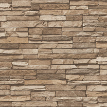 BB51147 Graceful Granite Motif Bricks and More Beige and Brown Wallpaper By Galerie