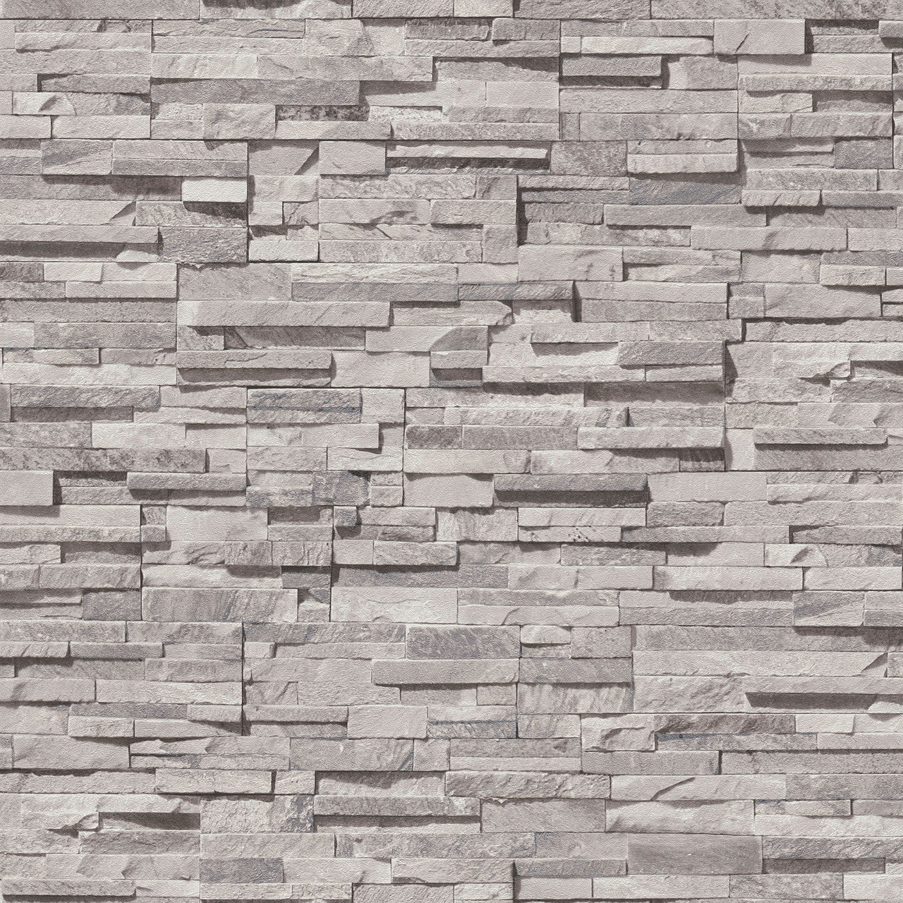 BB51150 Graceful Granite Motif Bricks and More Cream, Grey and Black Wallpaper By Galerie