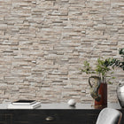 BB51151 Graceful Granite Motif Bricks and More Beige, Brown and Grey Wallpaper By Galerie